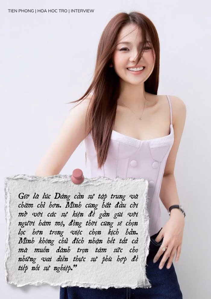 Sự bùng nổ trong các vai chính gần đây giúp Triều Dâng khẳng định phong cách diễn xuất tự nhiên và đầy sức hút.